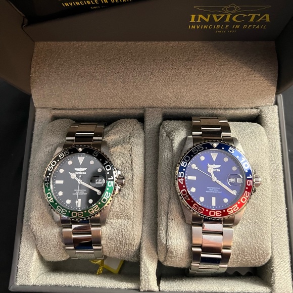 Invicta Pro Diver 38mm Set of 2 Watches 😍 NEW WITH TAGS ⭐️ - Picture 2 of 8